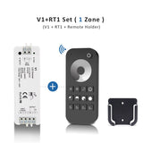 LED Dimmer 12v 24v 36v 2.4G RF Wireless Touch Remote Dimmer Switch RT1 RT6 RT8 V1 Single Color LED Strip Light Controller
