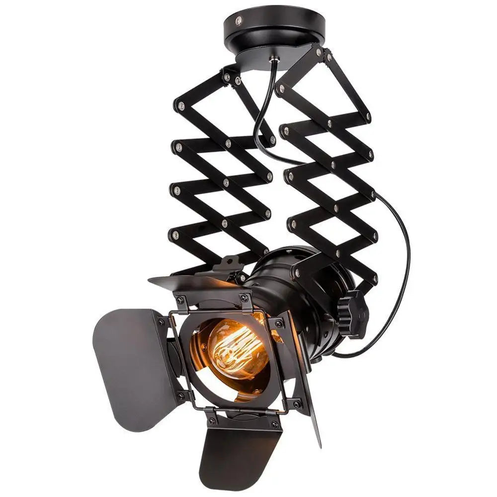 Industrial Retro Tripod Floor Lamp - Creative Studio Black Light Stand