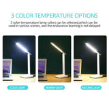 3 Levels Reading Light Book Lamp LED Desk Lamp Flashlight Study Eye-Care USB Home Decor Portable