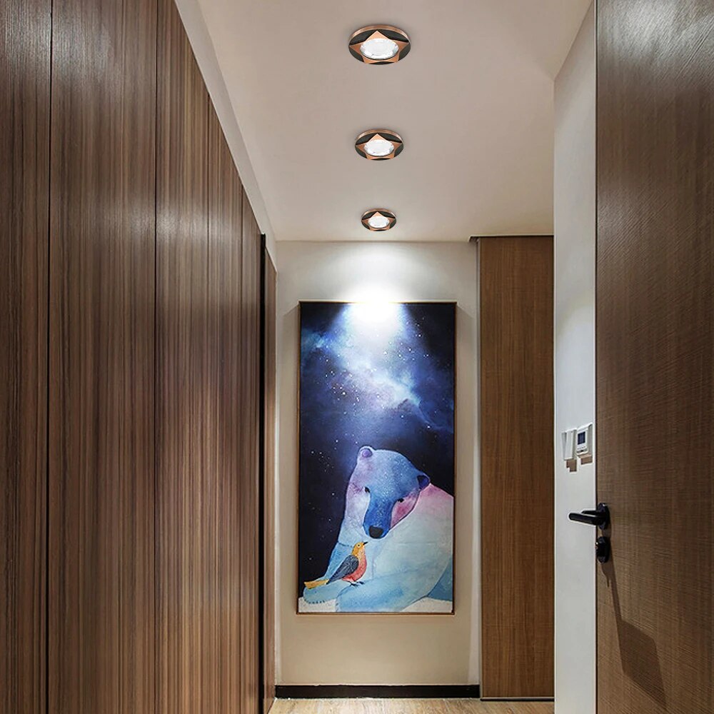 Recessed Led Downlight New Simple Spot Led Dimmable Ceiling Lamp 5W 7W Creative Spot light lamps For Living Room Bedroom lights