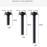 Rotatable Angle Bedroom Ceiling Lamp, Black / White Long Tube for Ceiling Light, 10W, Kitchen TV Background