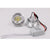 Dimmable 3W Small Led Downlights Recessed Mini Adjustable Cob Cabinet Spot Lights white Black Silver Hole Size 40-45mm