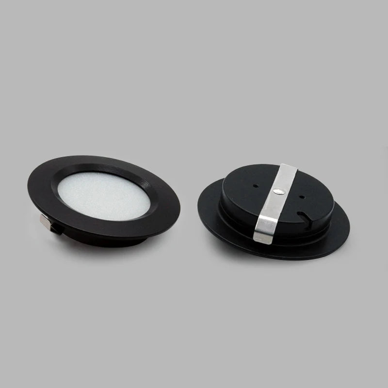 Mini LED Spotlight IP65 Waterproof - 12V Ultra-Thin Hidden Downlight for Bathroom, Outdoor & Cabinet - 3W / 5W / 7W Recessed Ceiling Light