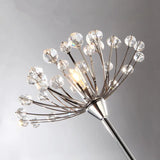 INS Modern Simple LED Bedside Lamp Living Room Bedroom Wedding Dress Shop Decors Crystal Study Dandelion Standing  Floor Light