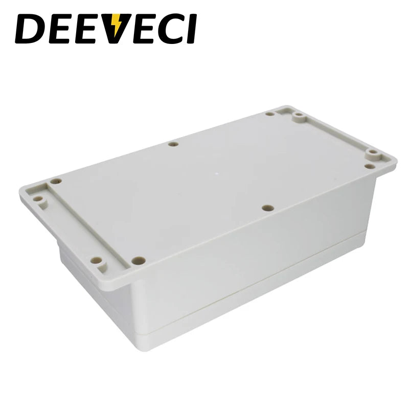 IP67 Waterproof Electronic Project Box with Mounting Ears - Outdoor Plastic Junction Enclosure & Instrument Housing Case