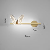 Butterfly LED Pendant Wall Lights Nordic Indoor Lighting Ceiling Lamp Bedside Lamp Hanging Lamps Modern Living Room Decoration