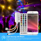 Music Bluetooth Controller RGB Controller DC12V 40Key IR Remote Controller For 2835 5050 RGB LED Strip Lights