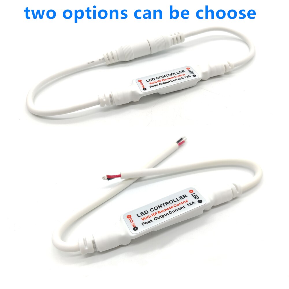 Mini 11 key LED Controller DC 12V Led Strip Controller Dimmer Wireless RF Remote to Control Single Color Strip Lighting