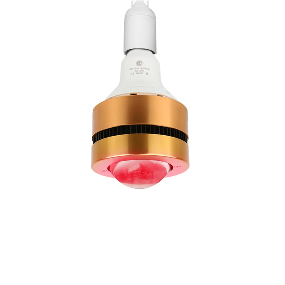 Red Light Therapy LED Bulb E27 100W Deep Red 660nm Near Infrared 850nm For Flowering Fruiting Grow Spectrum Enhancement Light Therapy