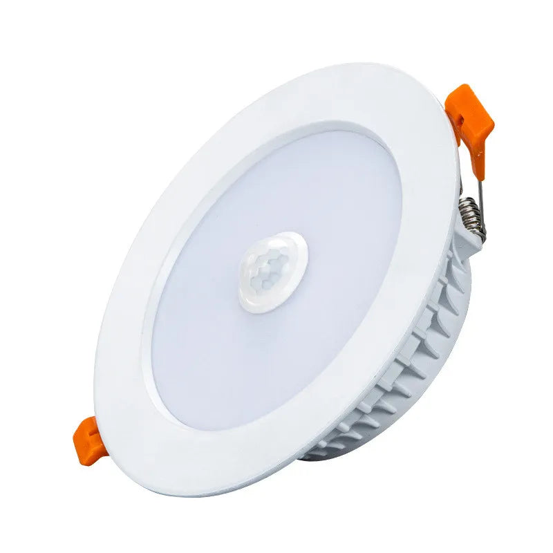 LED Human Body Induction Downlight - 3W to 30W PIR Motion Sensor Spotlight