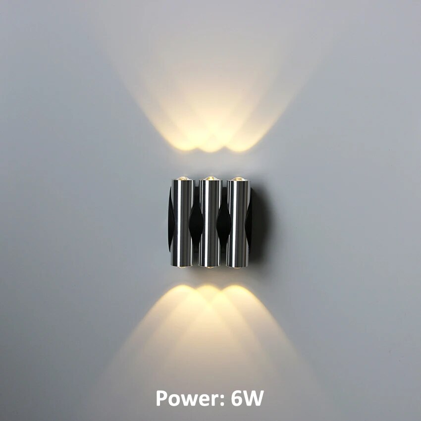 2W 4W 6W Interior Decoration Wall Lamp Modern Personality Bedroom Living Room Corridor Round Tube Wall Lamp LP38