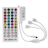 Music Bluetooth Controller RGB Controller DC12V 40Key IR Remote Controller For 2835 5050 RGB LED Strip Lights