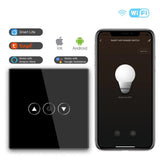 LED EU Touch Wifi Light Dimmer 1 Gang Smart Wireless Wifi Dimmer White Black Golden Colors For Smart Home