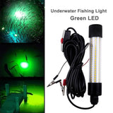 20W Underwater Submersible Fishing Light 12V-24V - 126 LED Green Lure Finder Lamp