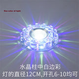 Modern Glass Crystal Garland Led Indoor Downlight for Living Room Kitchen restaurant Ceilings colorful Lighting Bull'S Eye Lamp