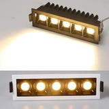 Dimmable Recessed Linear LED Downlight - 2W 4W 6W 10W 20W 30W