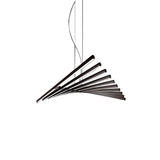 Modern LED Ceiling Chandelier Lights Nordic Luxury Pendant Lights for Living Dining Room Fish Bone Design Dimmable Hanging Lamp