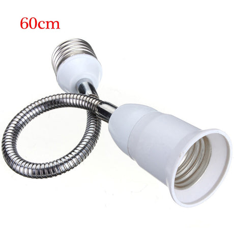 Socket E27 Flexible E27 Light Lamp Base Extender Bulb Adapter Converter Extension Light Holder Converter 20CM-60CM