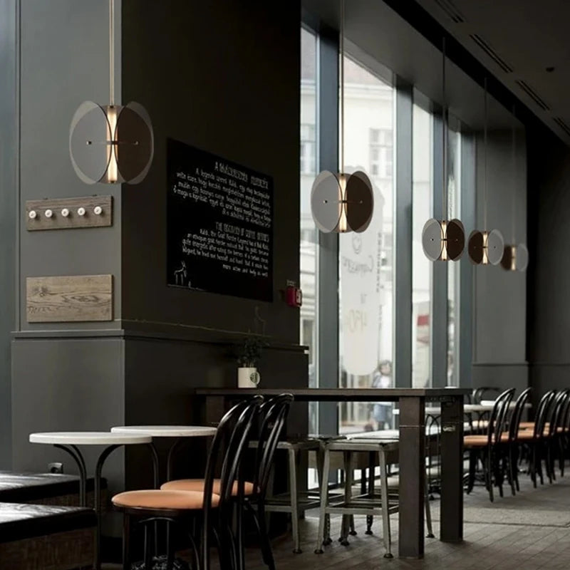 Modern Arch Pendant Lamp Loft design Nordic glass pendant light for Dining Room Kitchen Home Industrial Decors house light