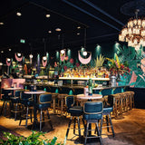 Nordic chandelier ins style tassel Glass ball chandelier minimalist hotel bedroom bedside lamp girl lamp restaurant drop light