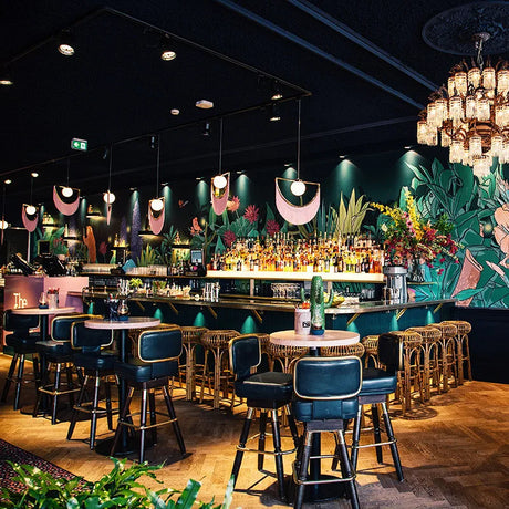 Nordic chandelier ins style tassel Glass ball chandelier minimalist hotel bedroom bedside lamp girl lamp restaurant drop light