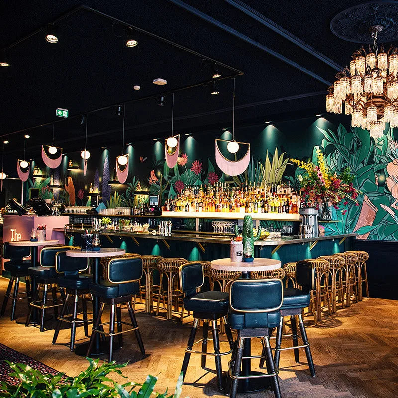 Nordic chandelier ins style tassel Glass ball chandelier minimalist hotel bedroom bedside lamp girl lamp restaurant drop light