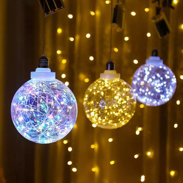LED Edison String Light Bulb E27 A60 A80 G80 G95 Colorful RGB Lighting Copper Wire Bulb Home Decors Holiday Wedding Night Light