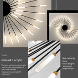 2025 New fireworks led Chandelier For Living Room Bedroom Home chandelier Modern Led Ceiling Chandelier Lamp Lighting chandelier