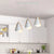 Nordic Lamp Bar Dining Room Chandelier Modern Simple LED Bedroom Light Porch Solid Wood Small Meal Crane