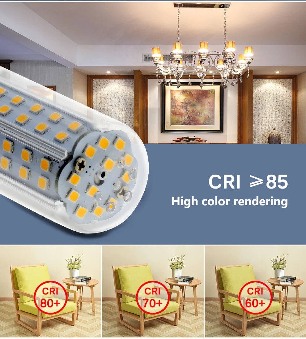 G12 LED Bulb Light AC85-265V 10W 1000LM 15W 1500LM High Brightness SMD2835 LED Corn Bulb Lamp.