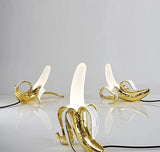 Resin Banana Table Lamps Living Room Bedroom Bedside  Lamp Led Glass Night light Bar Desk Light art Home Decors Luminaria