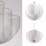 Rose Gold Chandelier Restaurant Bar Kitchen island Hanging Meshmatic Chandelier Net Designer chrome chandelier lighting