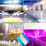100W 50W 30W 220V 110V led plant grow light full spectrum LED Flood Light Reflector Flood Light Waterproof IP65 Spotlight