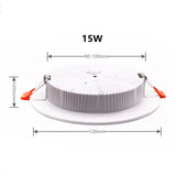 Dimmable 5W-36W LED Ceiling Lamp Recessed SMD Downlight 24W 30W Spot Light AC85-260V For Living Room and Shopping Mall Lighting