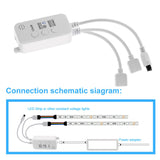 Music Bluetooth Controller RGB Controller DC12V 40Key IR Remote Controller For 2835 5050 RGB LED Strip Lights