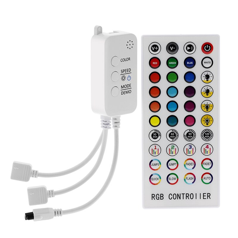 Music Bluetooth Controller RGB Controller DC12V 40Key IR Remote Controller For 2835 5050 RGB LED Strip Lights