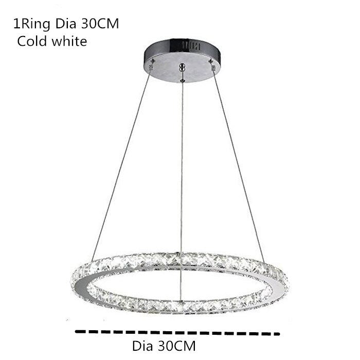 Luxury Large 5 Rings Led Round Crystal Chandelier light Spiral Pendant Lamp Modern Chandelier Light Fixtures Stair Hotel Lamp