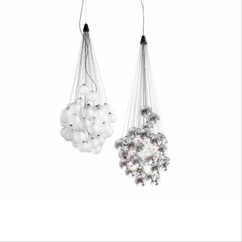 Nordic Stochastic Chandelier designer glass bubble chandelier living room bedroom bar restaurant aisle kitchen island lighting