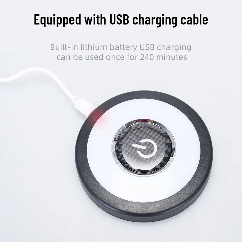 Wireless USB Led Reading Lamp Abs Dome Roof Ceiling Reading Trunk Ambient Light Bulb White Yellow Car Interior Atmosphere Light