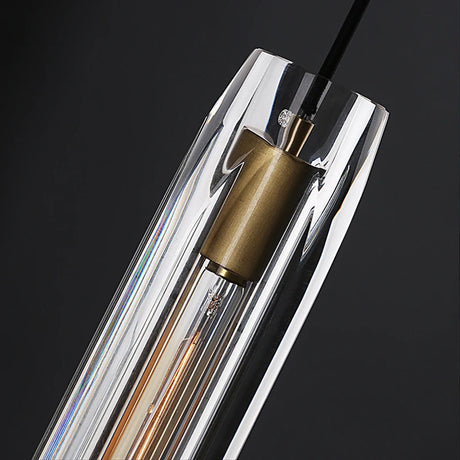 Luxury Pure Copper Crystal Pendant lamp Indoor living room dining room bar counter bedroom bedside hanging lamp