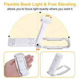 Mini LED Clip Book Light USB Rechargeable Book Reading Light Brightness Adjustable Eye Protection Portable Bookmark Read Light