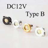1W 3W Led recessed cabinet mini spot light 110V 220v downlight 12v dc jewelry show Include Led Driver 4000K Ceiling light lamp