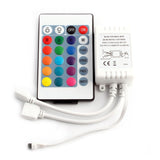 Led Controller 24 Keys LED IR RGB Controler box 1 to 2 Controller IR Remote Dimmer DC12V For RGB 3528 5050 LED Strip Lights