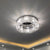 Modern K9 Crystal Ceiling Lamp Fashion Trend Living Room Lamp Children Bedroom Dining Table LED Ceiling Lamp Round