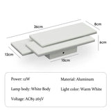 Modern Minimalist Indoor LED Wall Lamp - Simple Accent Sconce Light Fixture for Bedroom Bedside, Living Room Background Wall & Aisle Corridor