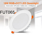Smart RGB+CCT LED Downlight - Dimmable Color Changing Ceiling Panel (6W-25W)