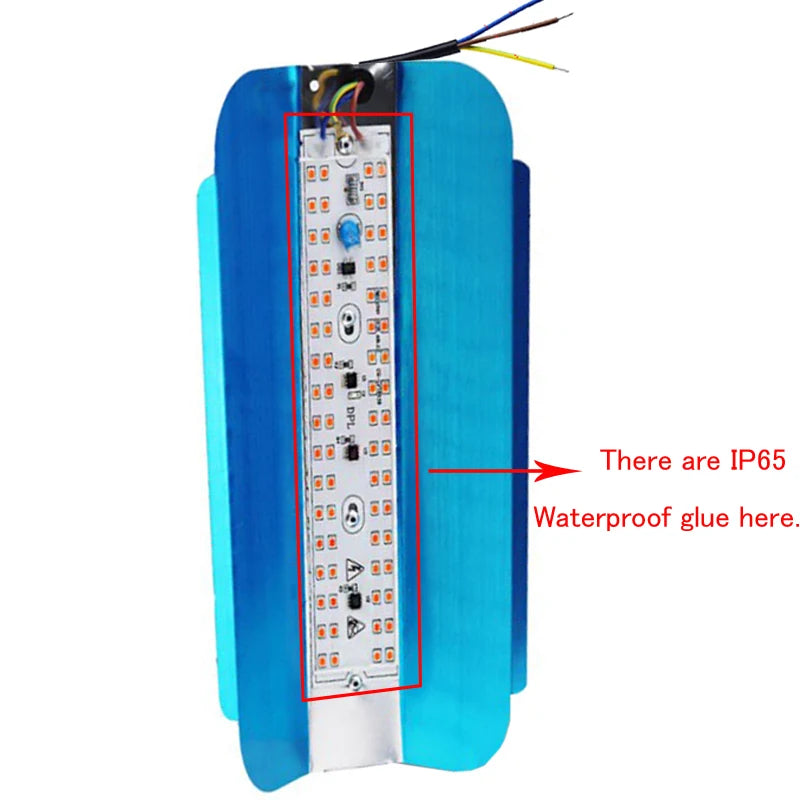 100W 50W 30W 220V 110V led plant grow light full spectrum LED Flood Light Reflector Flood Light Waterproof IP65 Spotlight