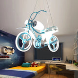 Eye Protection Bedroom Creative Special Decoration Motorcycle Children's Room Chandelier Boy Clothing Shop Front Desk Restaurant