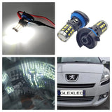 2PCS HP24W Led Bulb  For ALFA CITROEN C5 PEUGEOT 5008 DZIENNE CITROEN C5 PEUGEOT 3008 5008