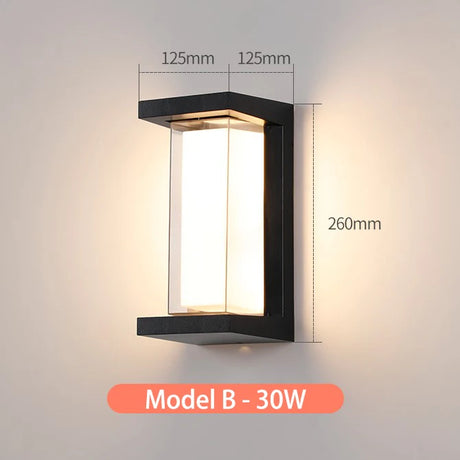 Led outdoor wall lamp led outdoor wall light waterproof light outdoor porch led light with motion sensor light outdoor lighting